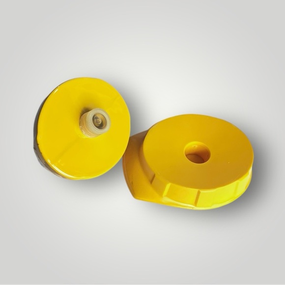 Vintage Avon Construction Yellow Hard Hat After Shave Bottle - Picture 9 of 13